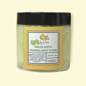 Green Apple Foaming Body Scrub