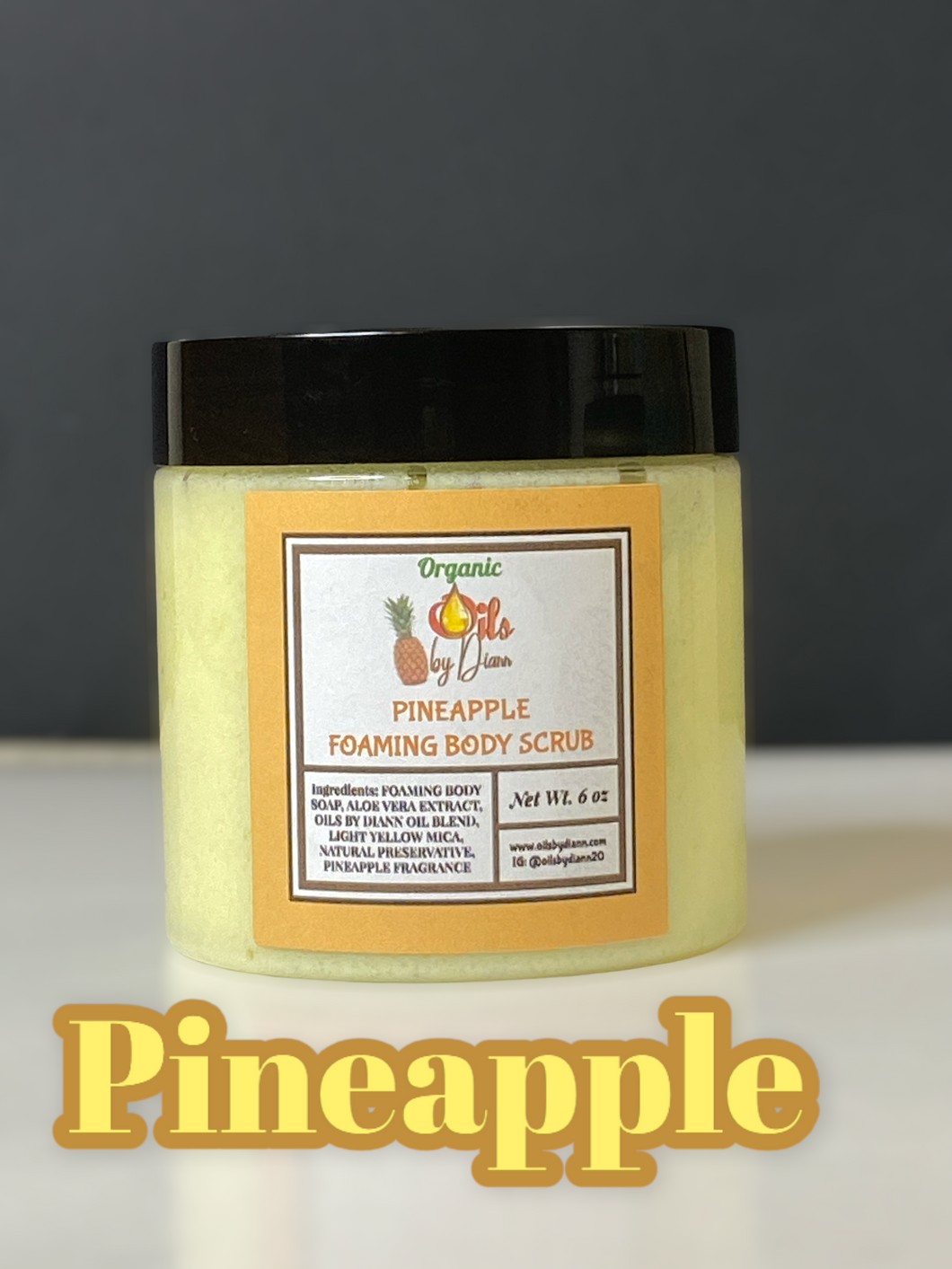 Pineapple Foaming  Body Scrub